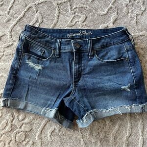 Universal Thread Distressed Blue Jean Shorts